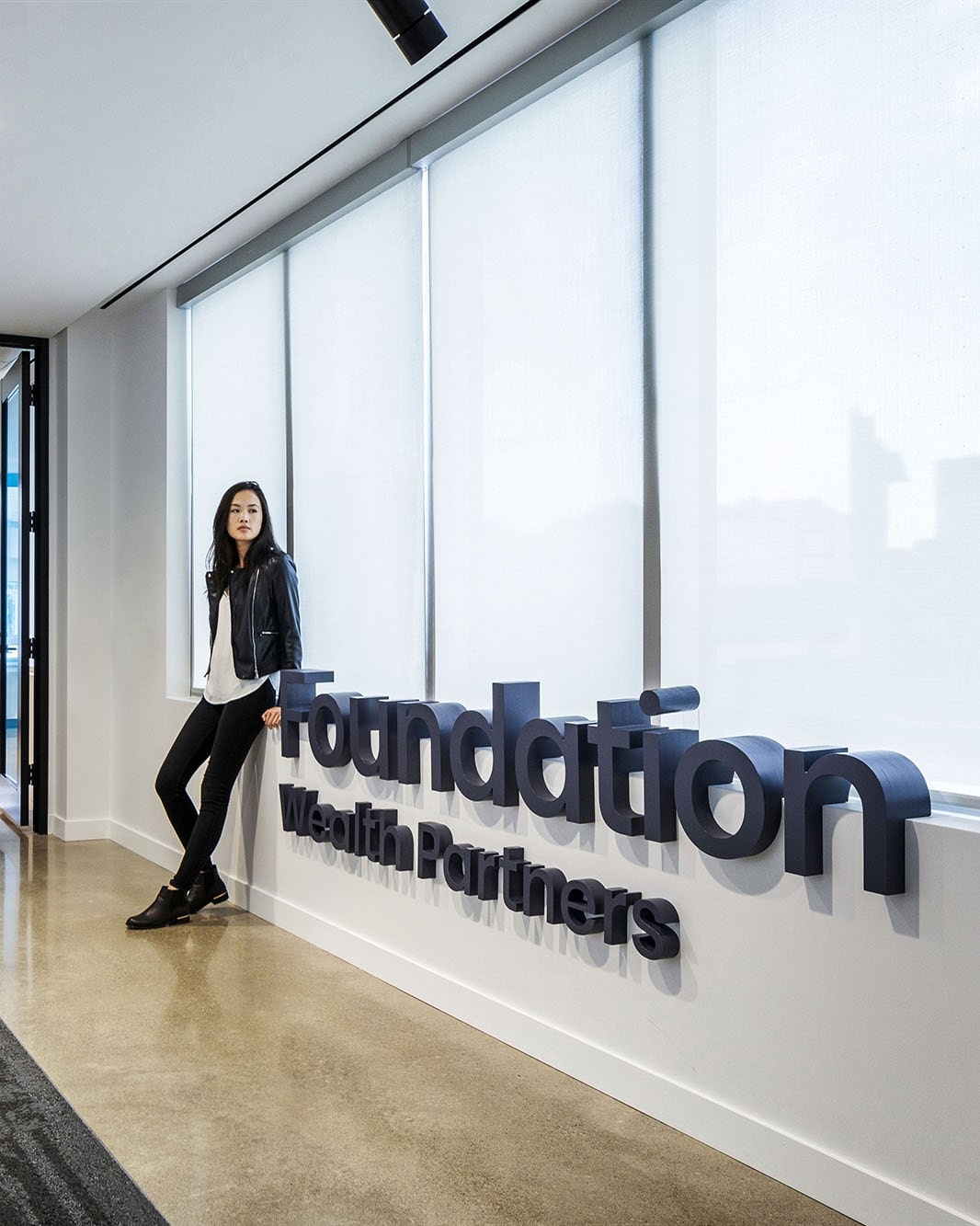 Corporate photo of a professional in an office setting