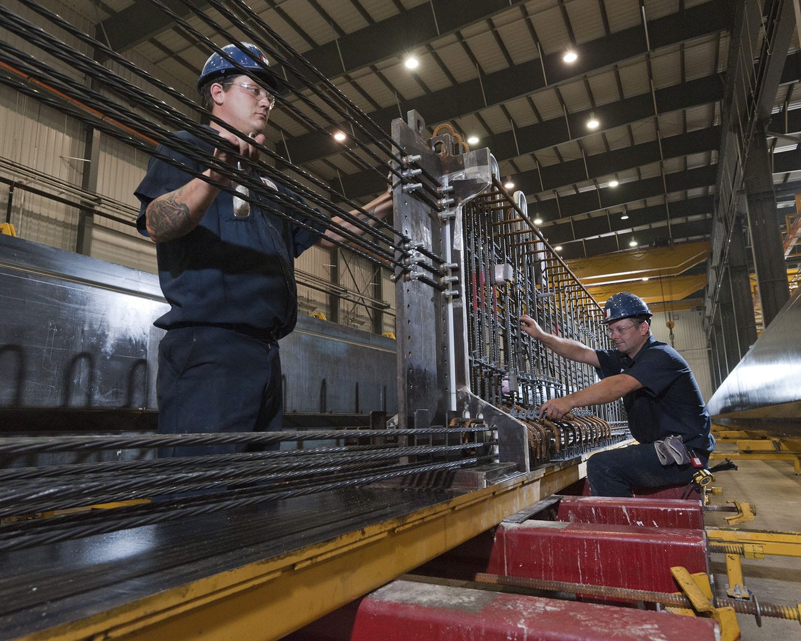 Professional commercial photography of an industrial setup