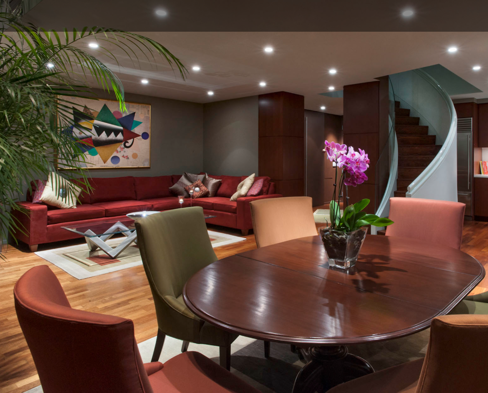 A bold interior photographed by a professional