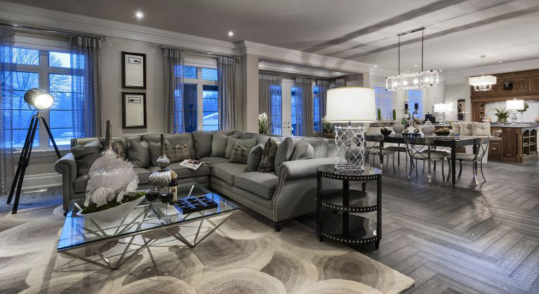 A large interior space for residential services.