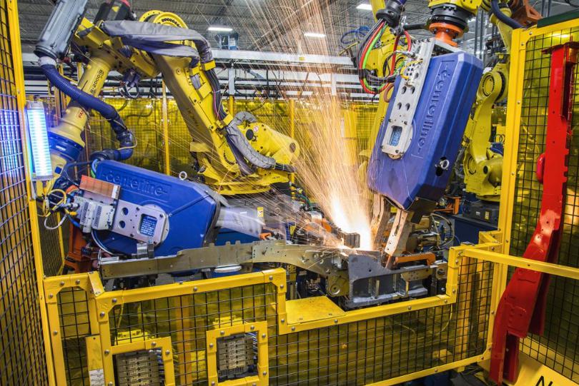 A large machine working on construction photography.