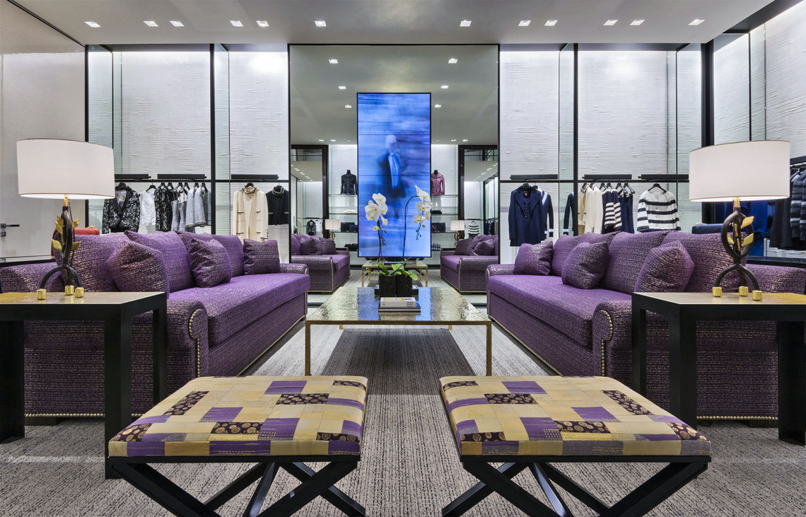 This photo shows the interior of a store. 