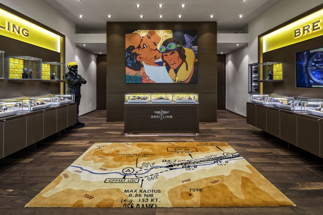 This photo shows the interior of a store. 