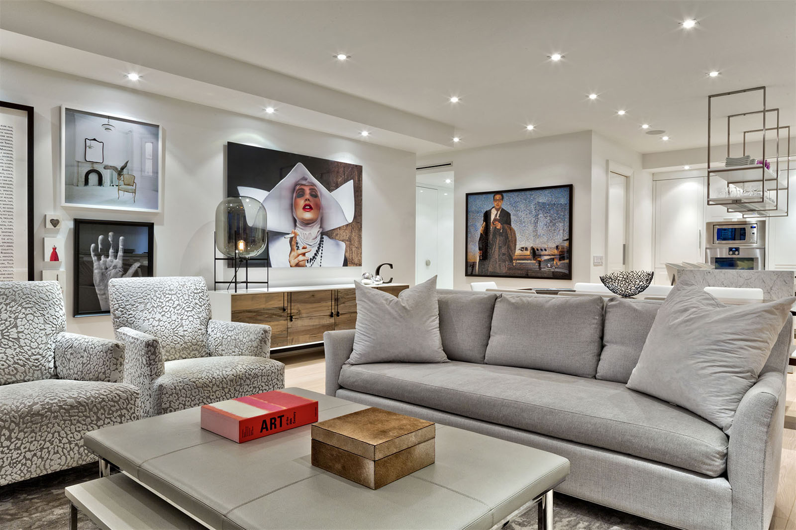 A space that collects art as confidently as it collects offers.